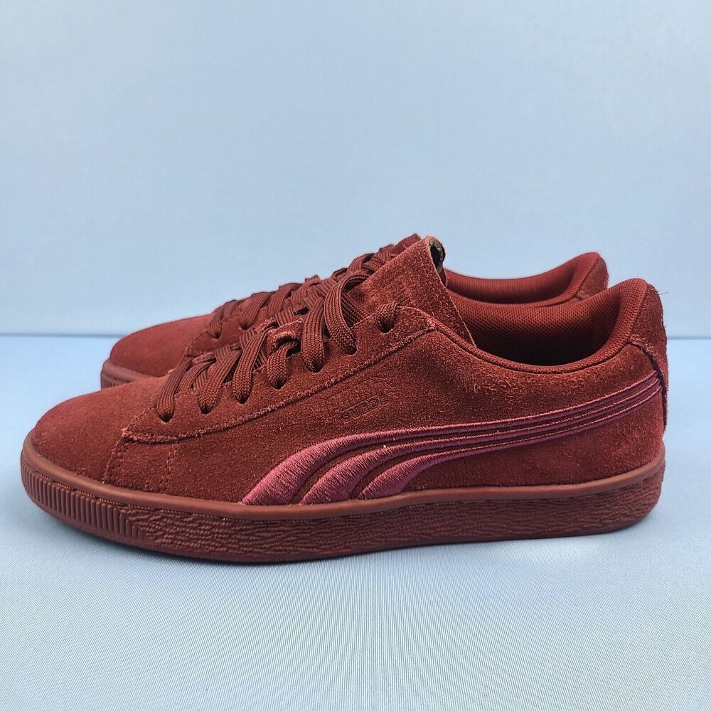 Puma Sneakers GS Kids Size 7 Suede Classic Badge Junior Cabernet 362951-06 Jr